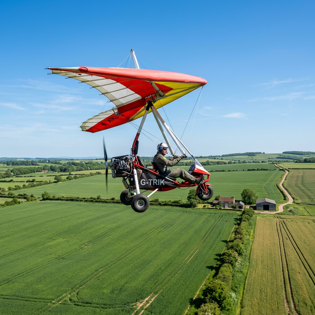 Обработка дельтапланом